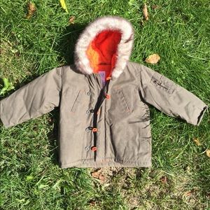 Baby Gap green parka